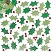 Baker Ross Holly & Berry Glitter Foam Stickers for Children to Decorate Christmas Cards and Collage (Pack of 200)