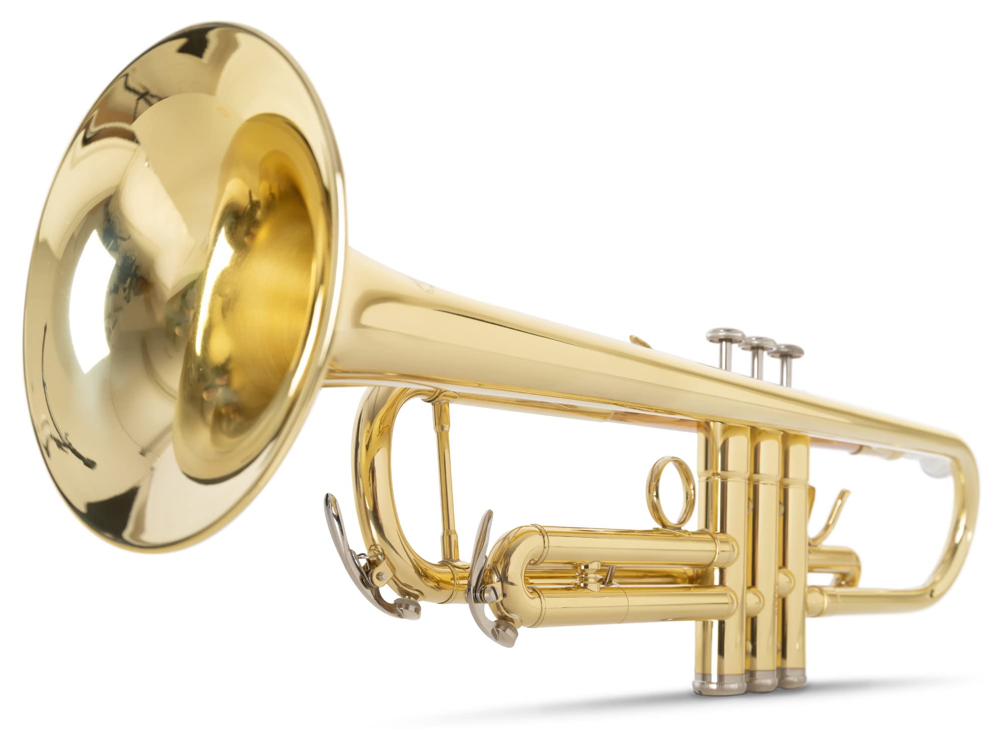Classic Cantabile TR-30L Bb-Trompete (Schallbecher Messing 123 mm, Mundrohr Goldmessing, Monel-Ventile, Bohrung 11,65 mm)