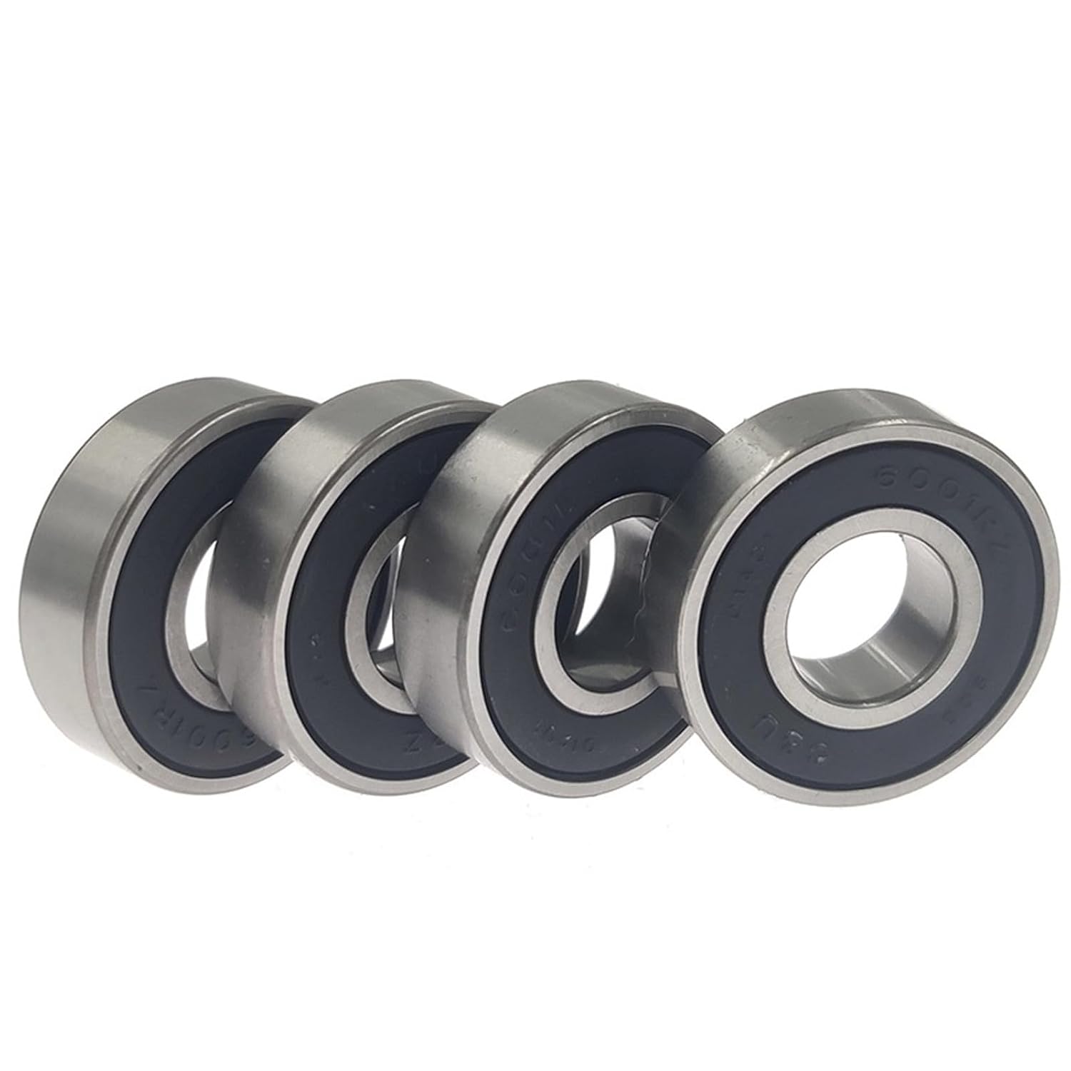 6003RS Bearing Rubber Seal 4pcs ABEC-5 6003RZ Single Row Deep Groove Ball Bearings 6003-2RS 17x35x10mm(ABEC-3 6003RS)