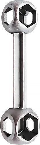 Miniatura 8 de Kit de reparación de bicicleta portátil - Juego de herramientas de bicicleta con multiherramienta, mini bomba de 120 PSI, palancas de neumáticos y