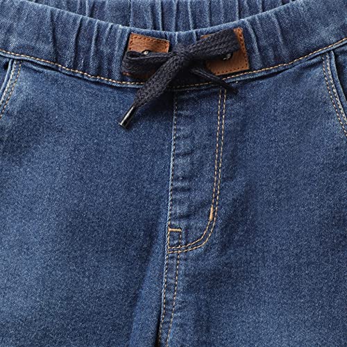 Image of Amazon Brand - Jam & Honey Boys Slim Fit Stretchable Jogger Jeans (Elasticated Waist Band)