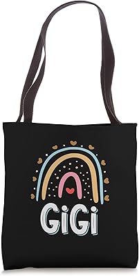 Gigi Rainbow Birthday Party Gigi Matching Family Rainbow Tote Bag