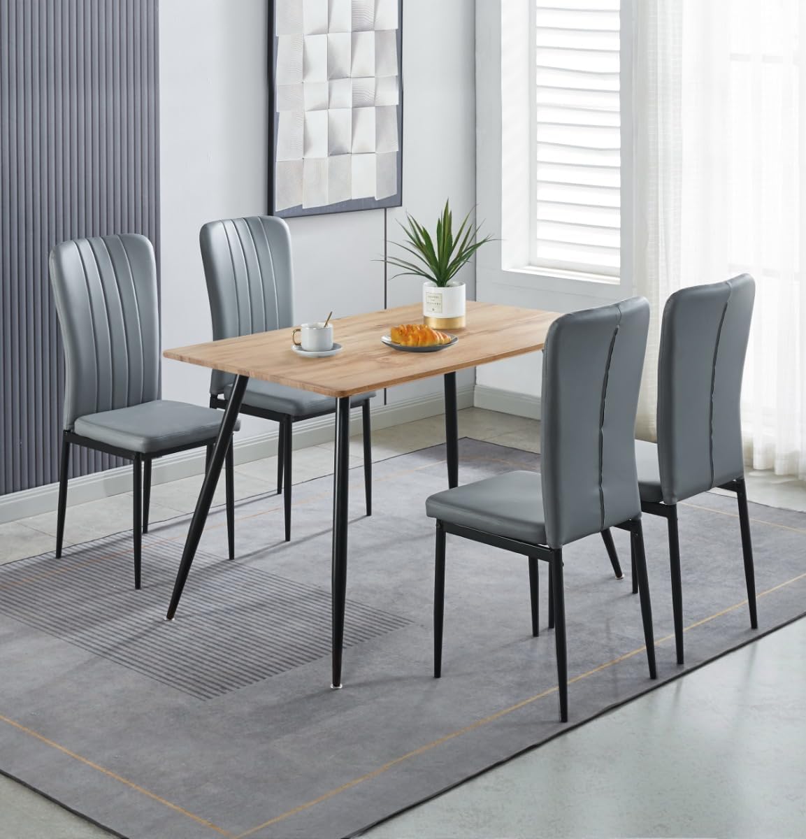 Hallowood Furniture Cullompton Small Rectangular Dining Table and