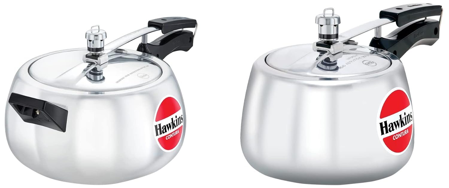 Hawkins Contura Pressure Cooker, 3 Litres & Aluminium Pressure Cooker, 5 Litre, Silver Combo, 3 Liter - Review, Price and Buying Guide