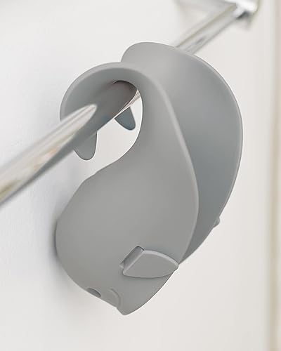 Miniatura 5 de Skip Hop Cubierta para boquilla de baño para bebé, ajuste universal, Moby, gris Moby Gris,Moby Azul,Blanco