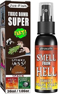 GOWENIC 30ml Fart Spray, Stinky Smelly Joke Toys, Strong Liquid Spray for Hilarious Gags and Pranks, Super Fart Spray Stinky Gas Mist (3)