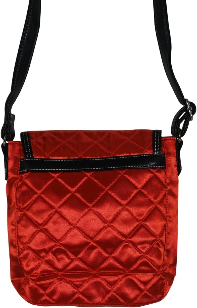 Rockets Basketball Licensed Red Quilted Purse Handbag