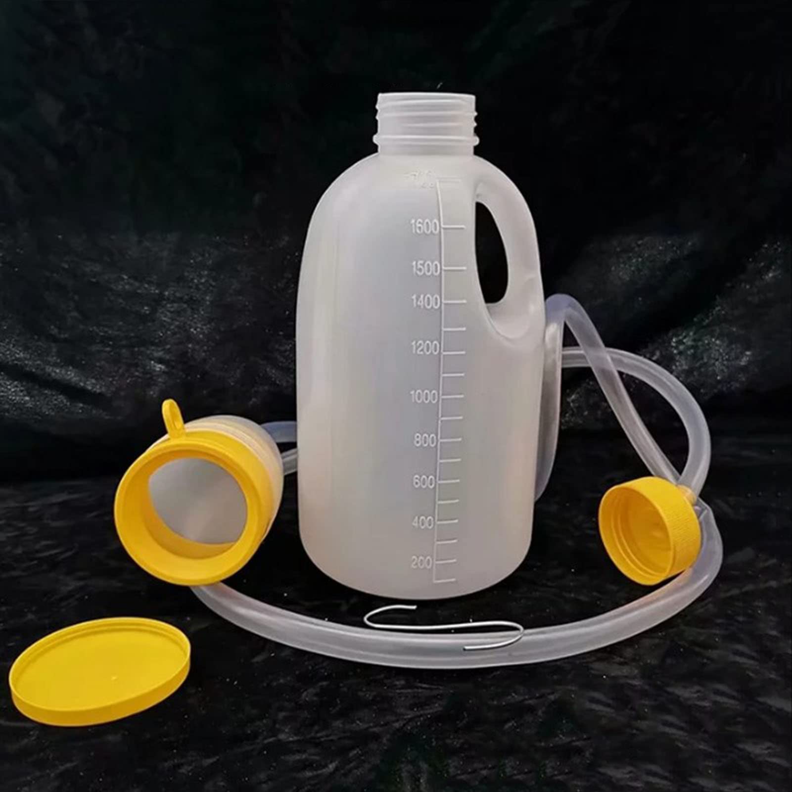orinatoi per uomini, Orinatoio for bottiglia di pipì vasino maschio bianco portatile da 1700 ml(1pcs)