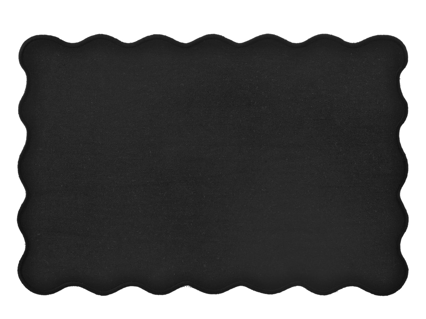 H&H 4 Shaped Cotton And Linen Placemats 45X30 Hand Wash