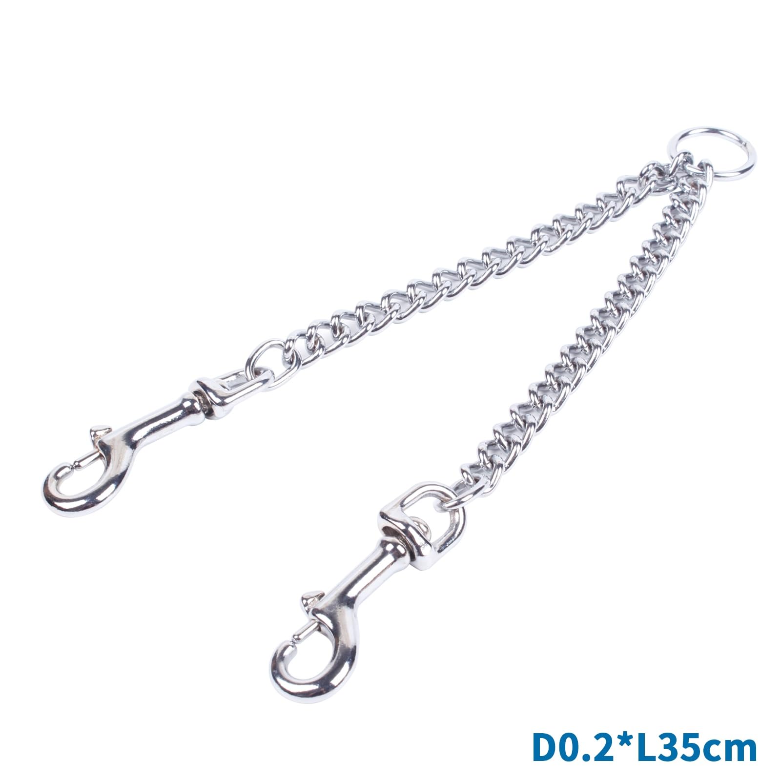 Strong and Adjustable Double Hook Dog Leash - Ideal for Safe Walks and Effective Training, Monochrome - Image 2
