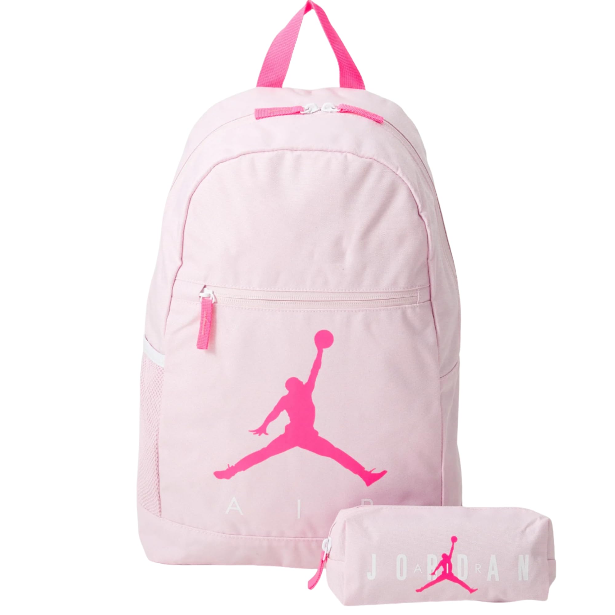 Photo 1 of Jordan Light Pink Backpack with Bright Pink Logo