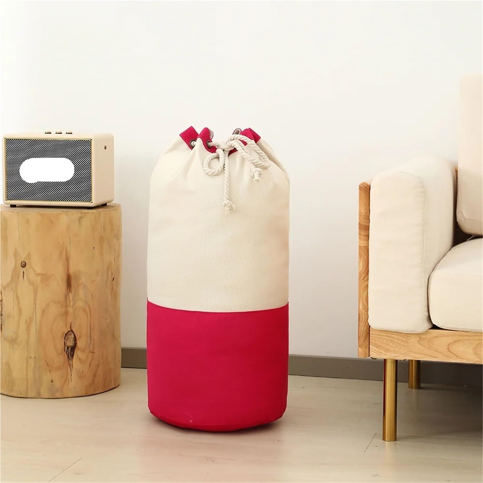 Borsa for biancheria da viaggio lavabile Per Casa, Viaggi e Campeggio | Cesto for la biancheria di grande capacità, materiali durevoli for il bucato in tela(Blue)