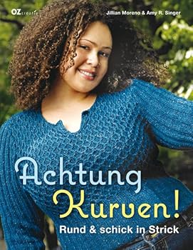 Hardcover Achtung Kurven!: Rund und schick in Strick [German] Book