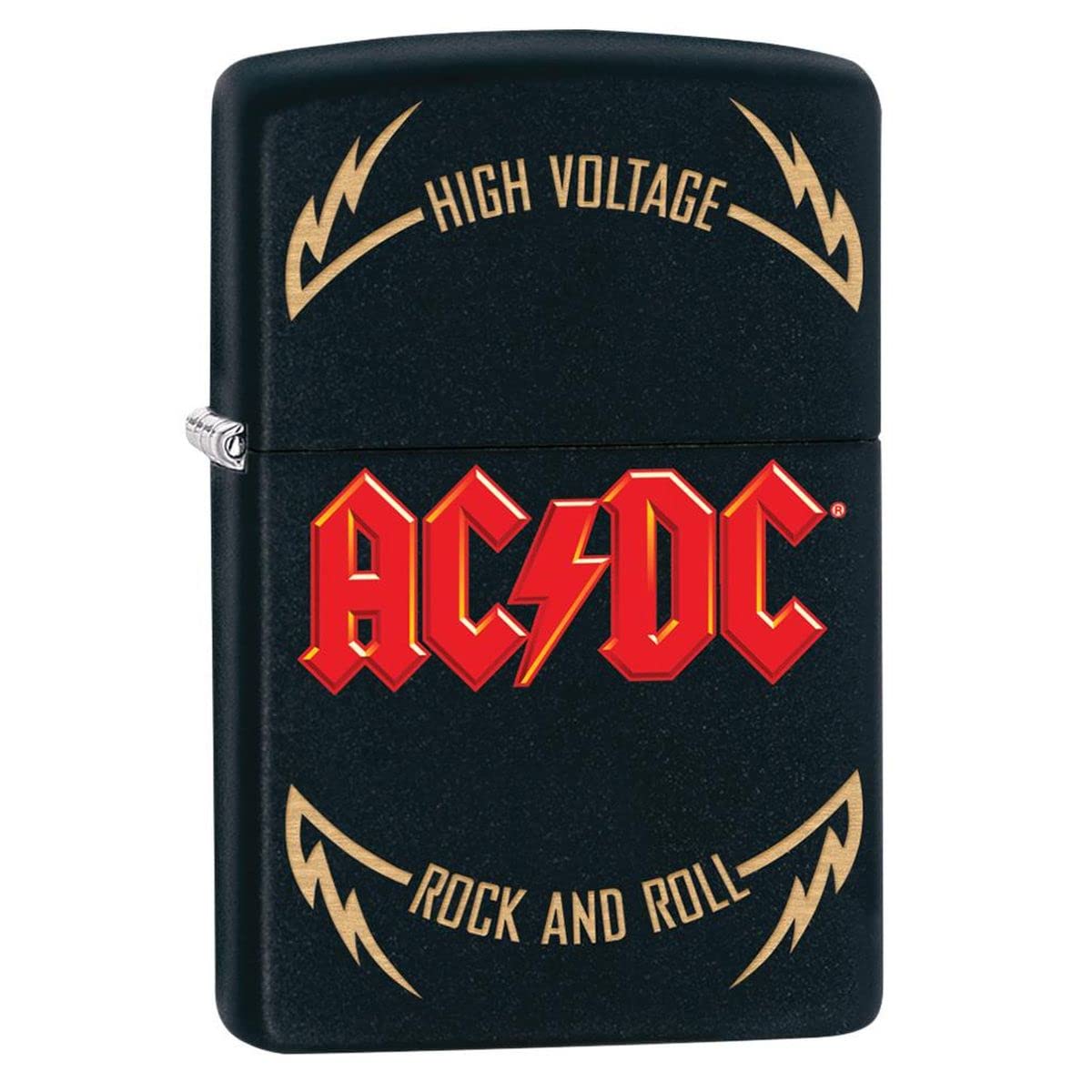 Zippo Black Matte Lighter, Metal, Normal
