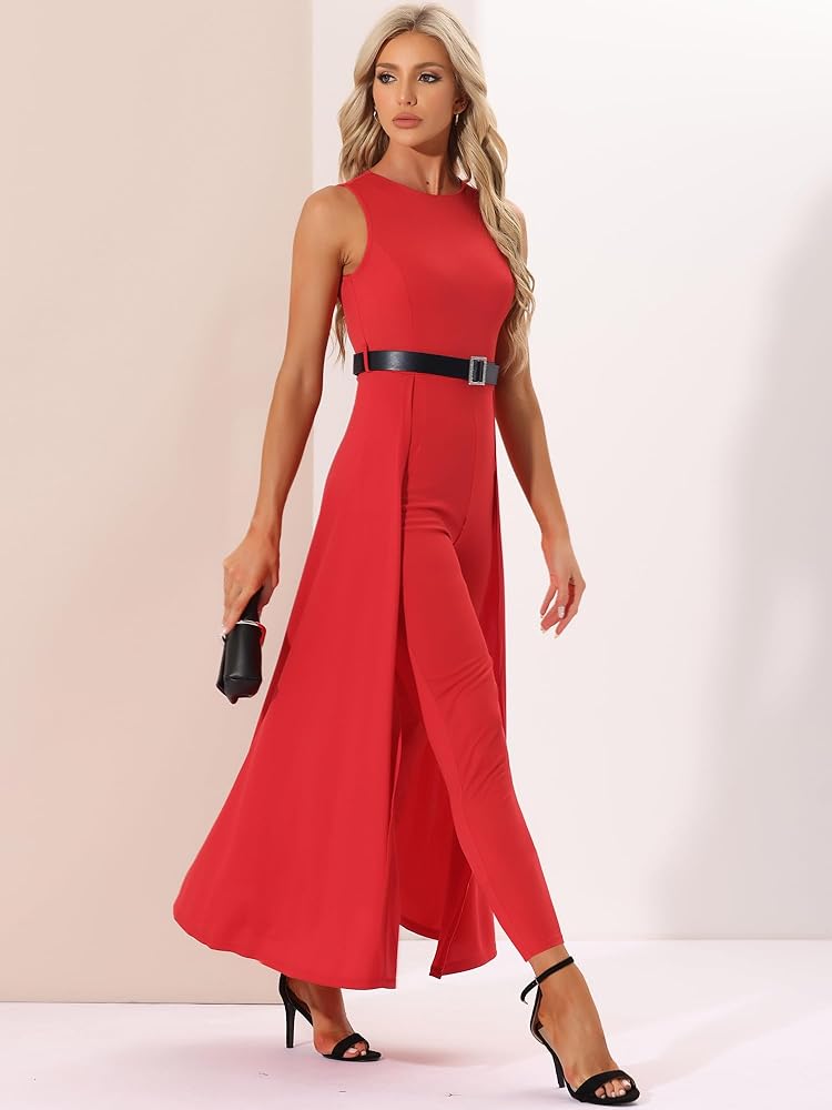 Amazon.com: Allegra K Patchwork Overlay Jumpsuit for Women's