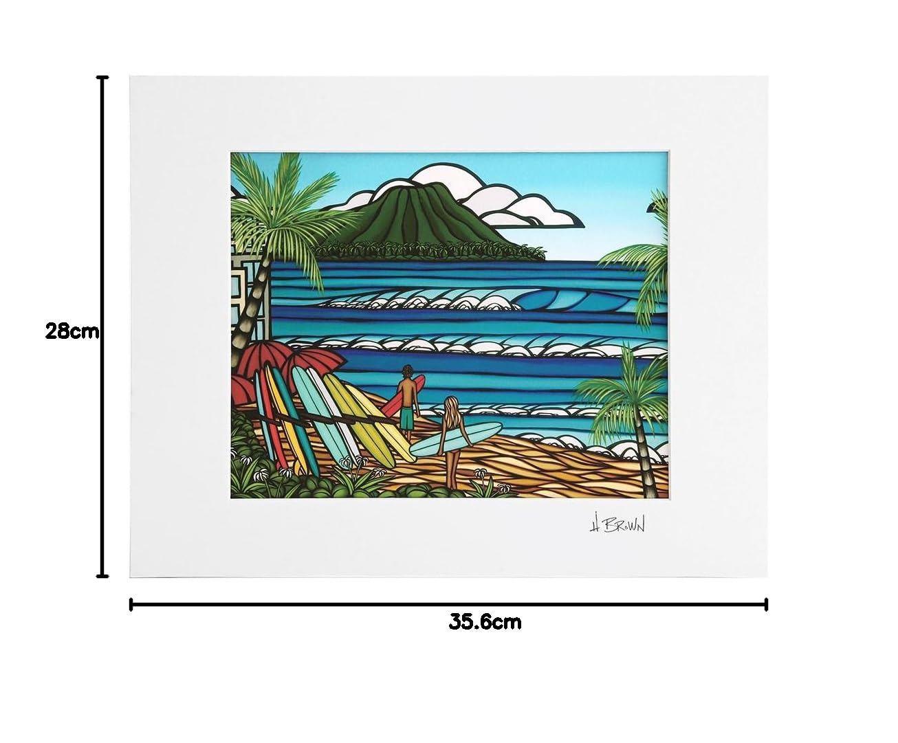 Amazon.co.jp: (ヘザーブラウン)HEATHER BROWN ART PRINT W35.6×H28