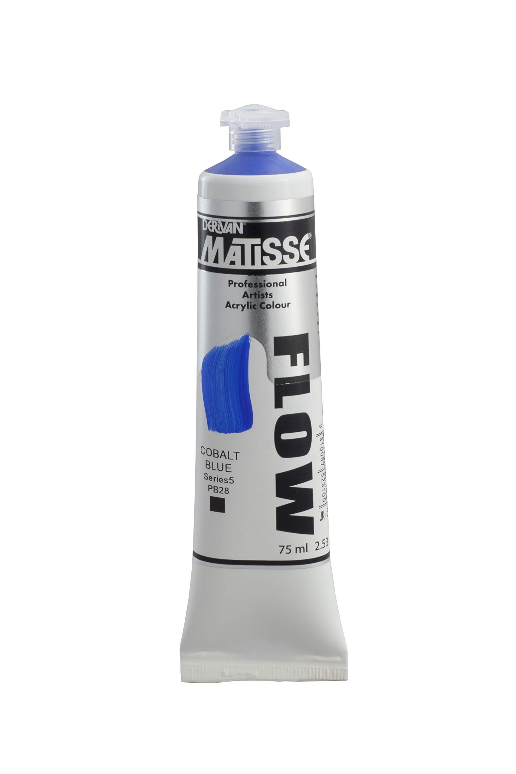 Derivan : Matisse Flow : Acrylic Paint : 75ml : Cobalt Blue