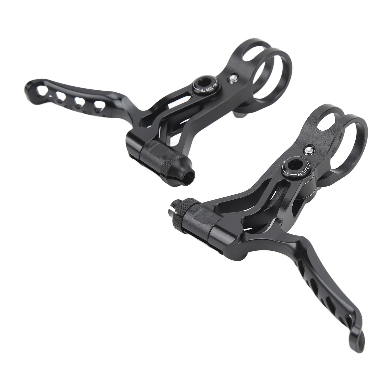 Leva del freno in bicicletta in lega di alluminio cavo 22,2 mm Sensibile manubrio freno a V nero a V per bici pieghevole per bici leggera leggera di precisione durevole desi