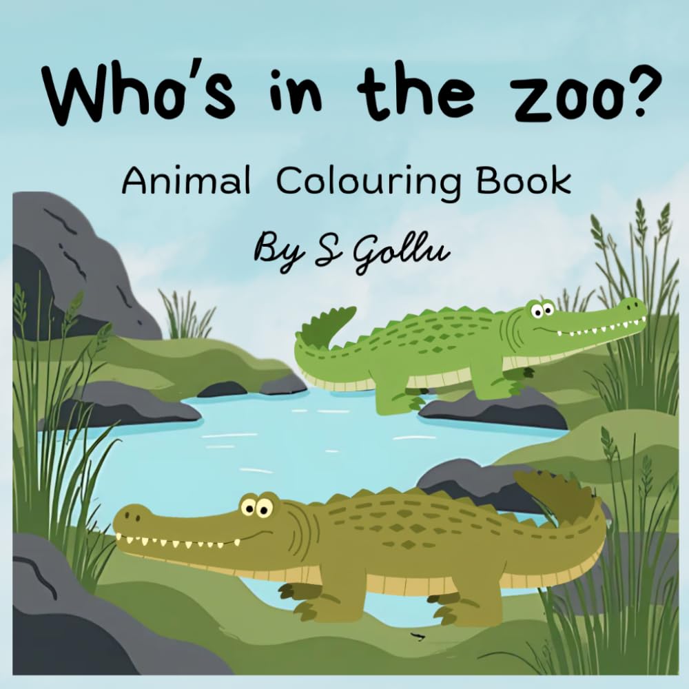 Who’s in the zoo?: Animal Colouring Book