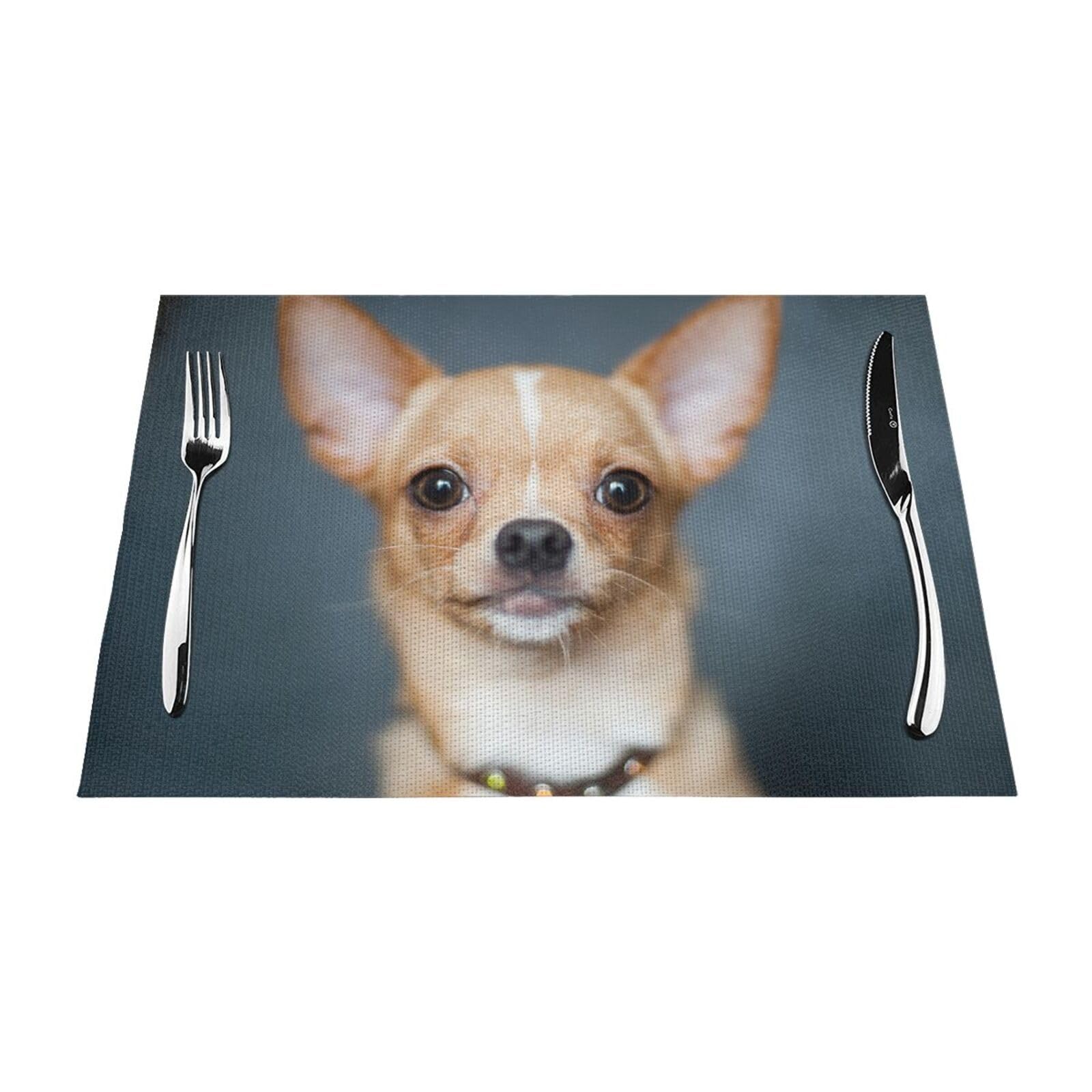 Set de table Chihuahua lot de 6 une idée cadeau originale pour les amoureux de chiens