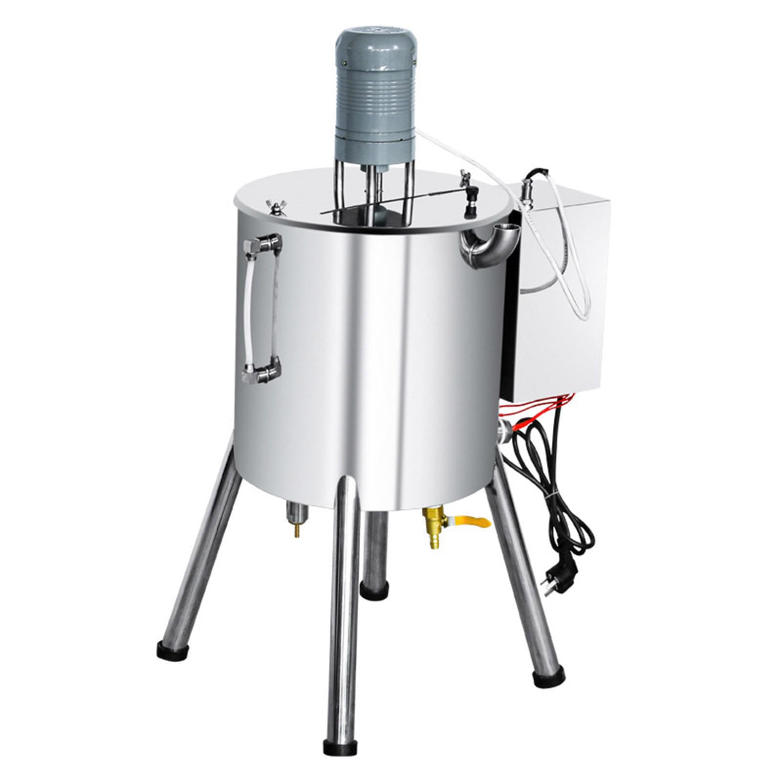 Máquina mezcladora y llenadora eléctrica para líquidos y pastas, relleno de agitación de calefacción de acero inoxidable, relleno cuantitativo multifuncional para jabón y lápiz labial