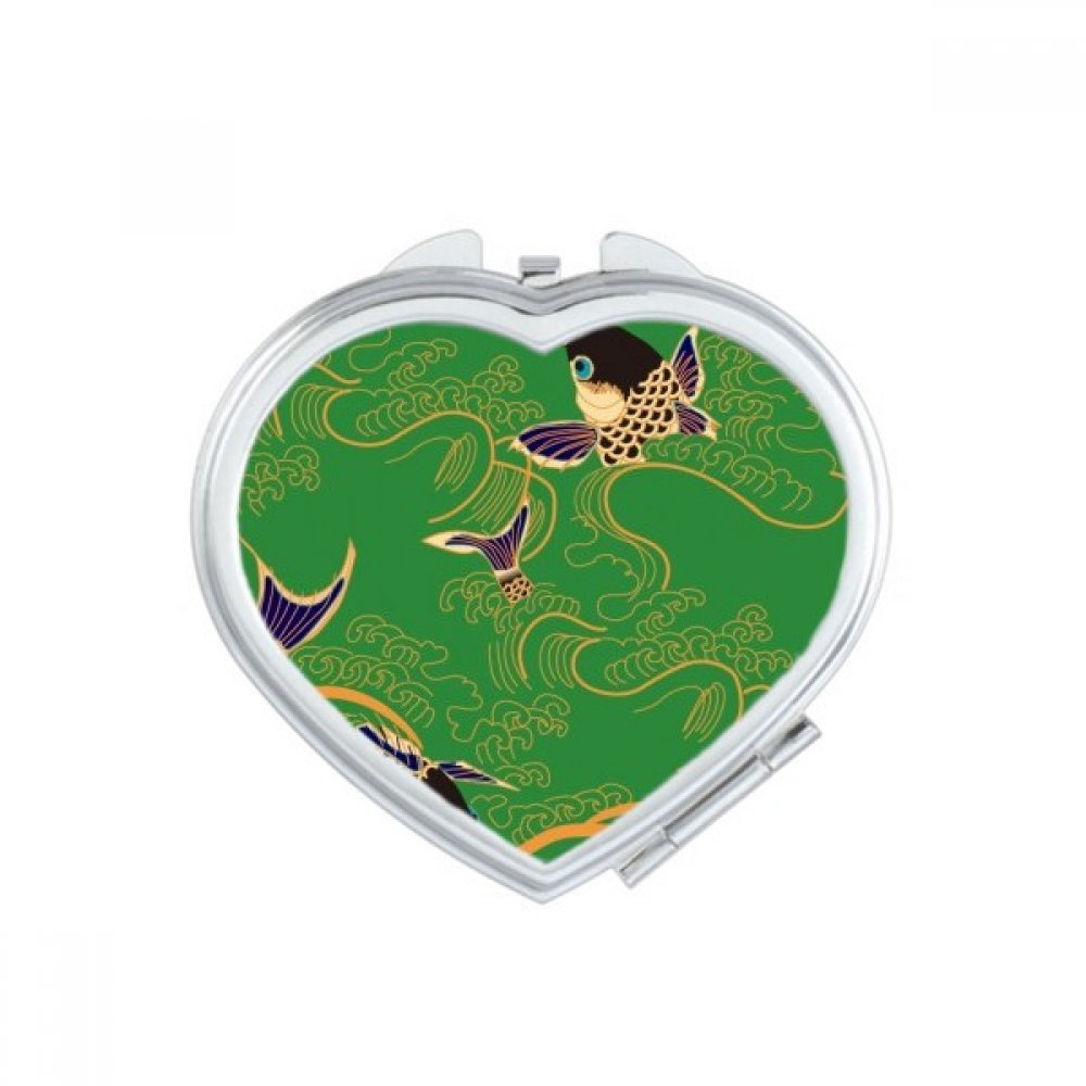 Miroir de maquillage compact feuille pourpre pour vos retouches