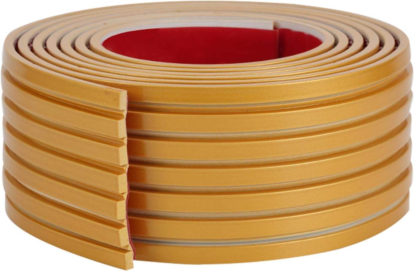 – 3D Wall Panel PVC Flexible Molding Trim Self Adhesive Wall Molding Panel Decorative Wall Trim Edging Strip for Background Wall,Mirror Frame,Cabinet,Tile Edge,Ceiling,3 Meters Gold