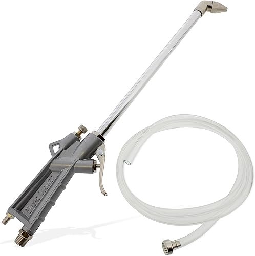 ABN Pistola de limpieza de motor con manguera de sifón de 4 pies, kit de limpieza de pistola rociadora de sifón - Herramienta desengrasante