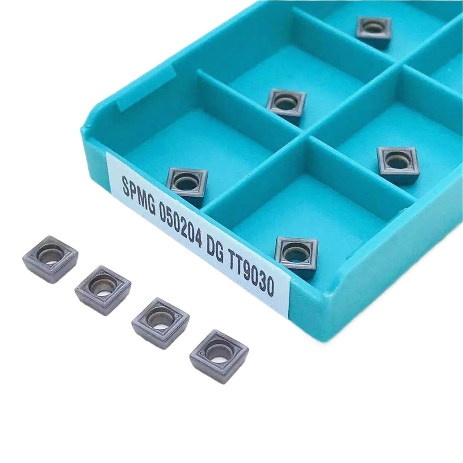 10 Piezas Para Portaherramientas Indexables De Taladro En U SPMG(SPMG050204 DG TT9030)