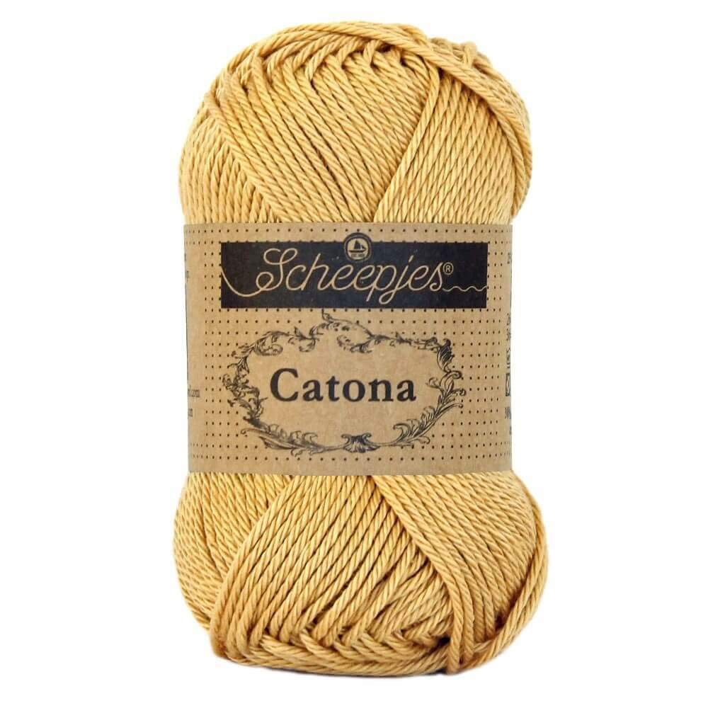 Scheepjes Catona Cotton Yarn, 179 Topaz, 1x25g