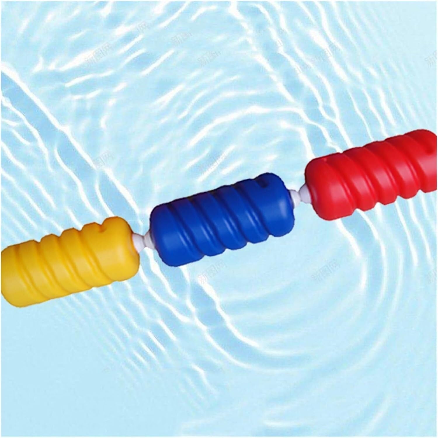 LXXW Swimming Pool Lane Rope Swimming Pool Safety Divider Spiral Floating Cordon, Pool Rope Floats for Indoor Outdoor Separating Depth with Floats(Diameter 6cm,1m/3.28ft)