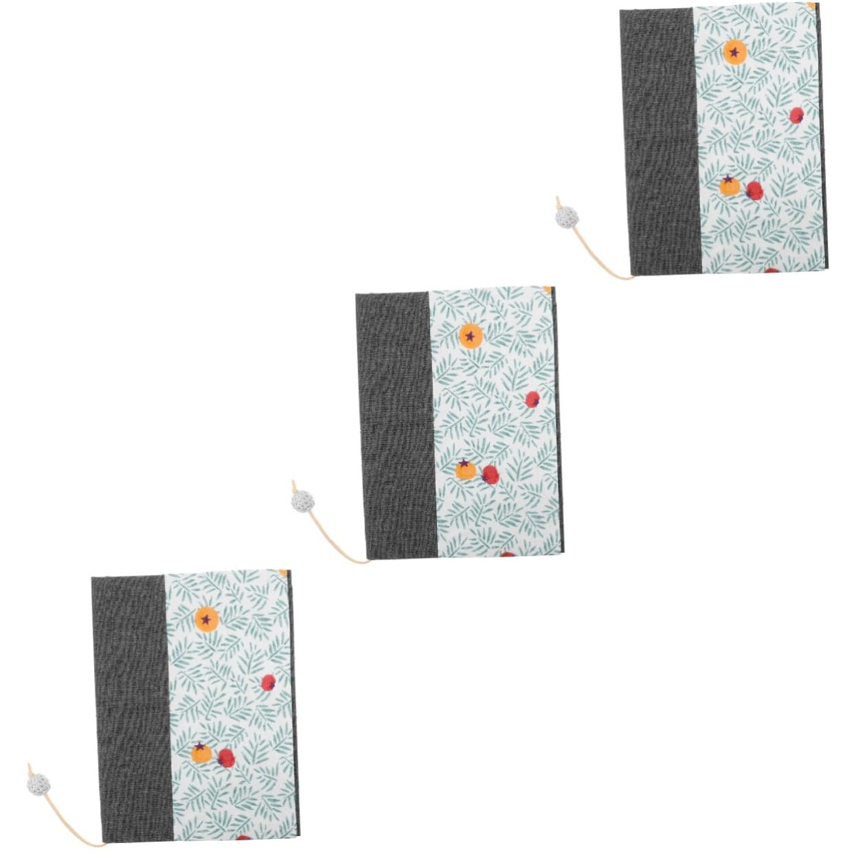 3piezas Cubierta De Tela Para Libros Protector Decorativo Anti-desgaste Funda De Tela Para Libros Accesorio De Lectura Elegante y Práctico