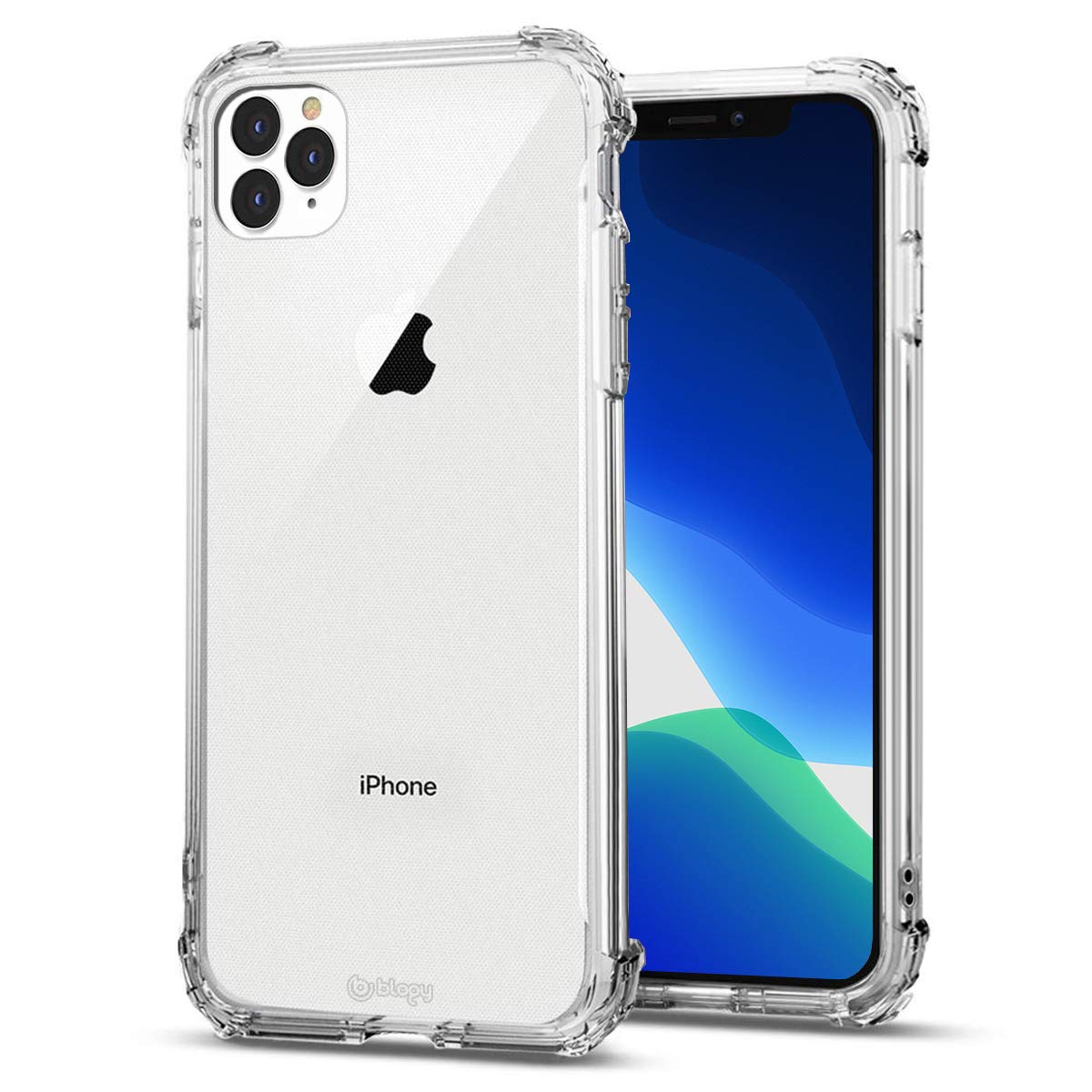 Blogy iPhone 11 Pro Crystal Fit Kılıf Crystal Clear