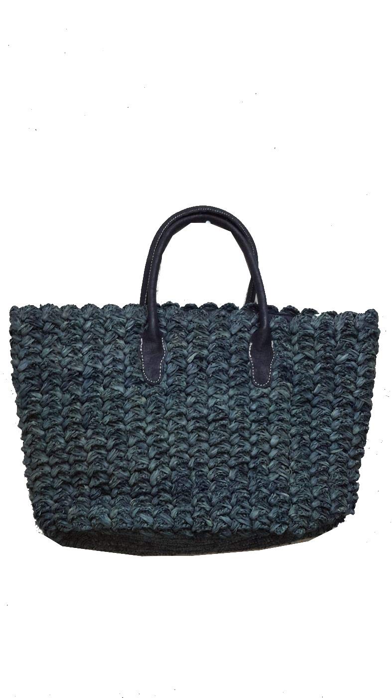 Shoulder bag raffia Boho