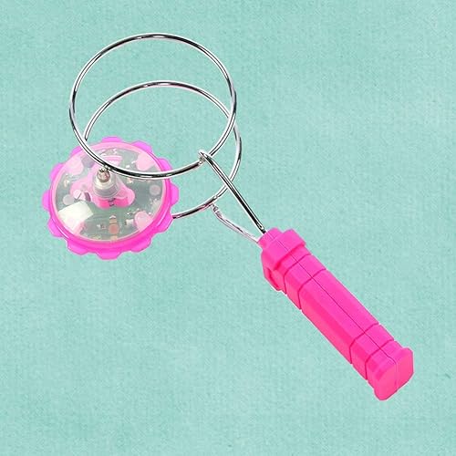 Miniatura 6 de Rueda de giroscopio con luz giratoria y intermitente Efectos de luz intermitente LED intermitente riel superior volante rodante - bola de color