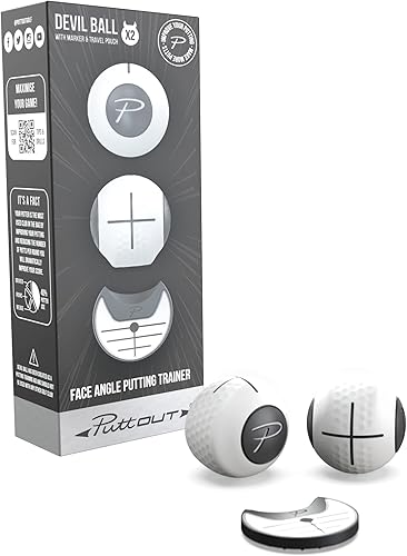 Miniatura 10 de PuttOUT Entrenador de ángulo facial Devil Ball - Perfecciona tu puesta