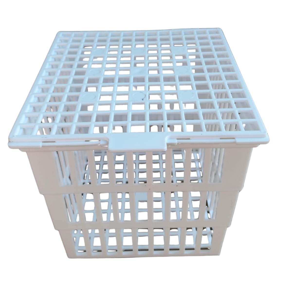 AANIJ® Test Tube Basket with cover Size 180 x 170 x 160 mm Pack of 6 Laboratory Test Tube Basket for Washing, Drying & Storage | Chemical Resistant, Stackable Lab Tube Holder-image-26