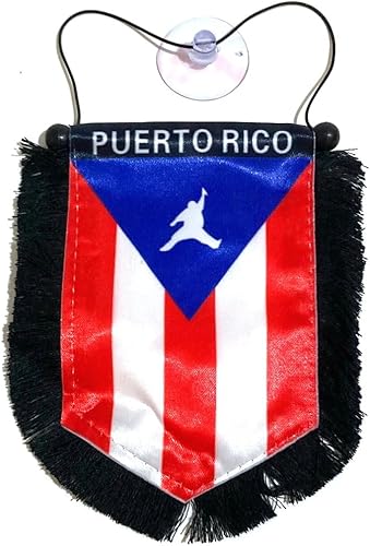 Miniatura 4 de Bandera de Puerto Rico para accesorios de coche Reggaeton NYRican Hip Hop NY Rican bandera Boricua PR Puerto RIcan bandera para coches accesorio