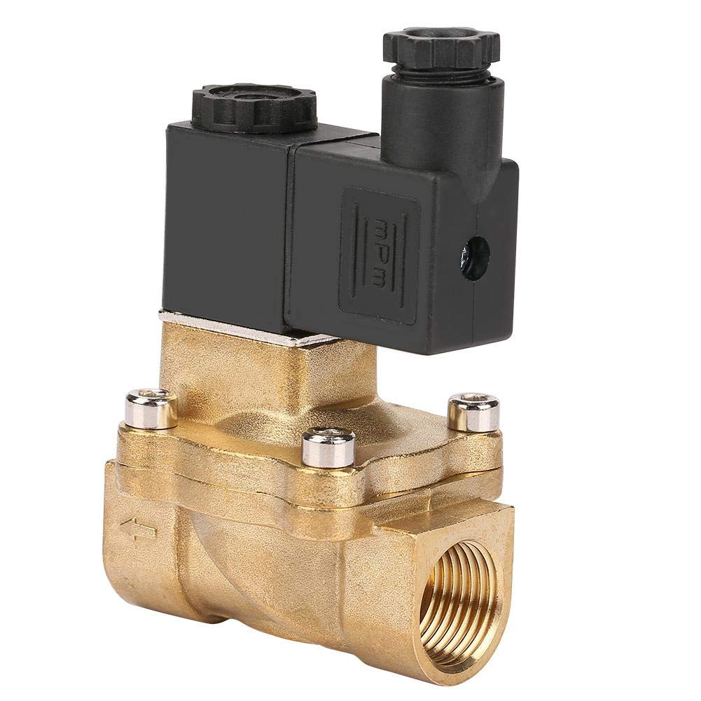 G1/2 Válvula Solenoide Eléctrica Normalmente Cerrada de Dos Puertos de Dos Posiciones Operada Por Piloto de Aire Aceite de Agua (DC24V)