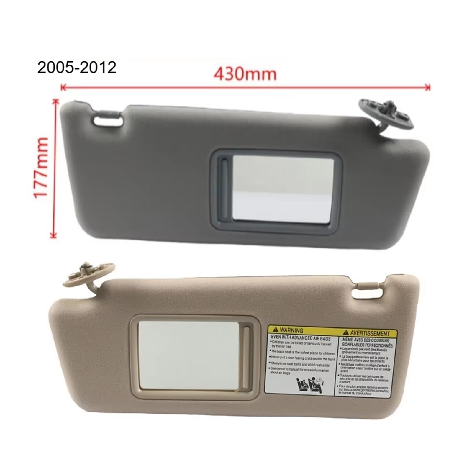 Für Toyota für Tacoma 2005-2012 Auto-Sonnenschutz 74320-04181-B1 Auto-Isolierungs-Sonnenschutz 74310-04081-E0 Geeignet Frontscheibe Thermomatte