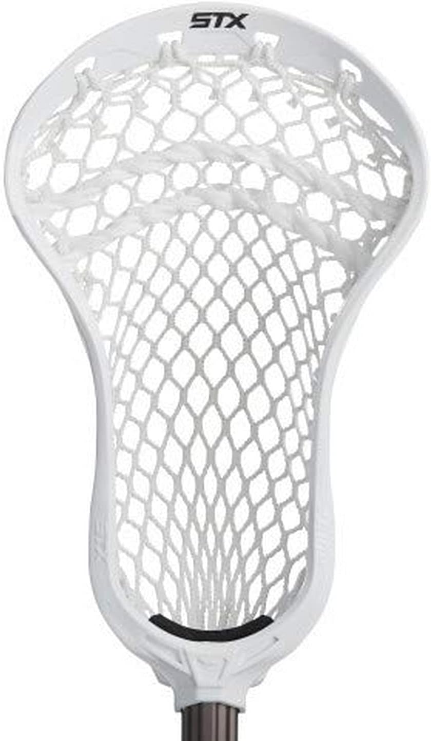 STX Lacrosse Duel II ProStrung Head, White/White Sports