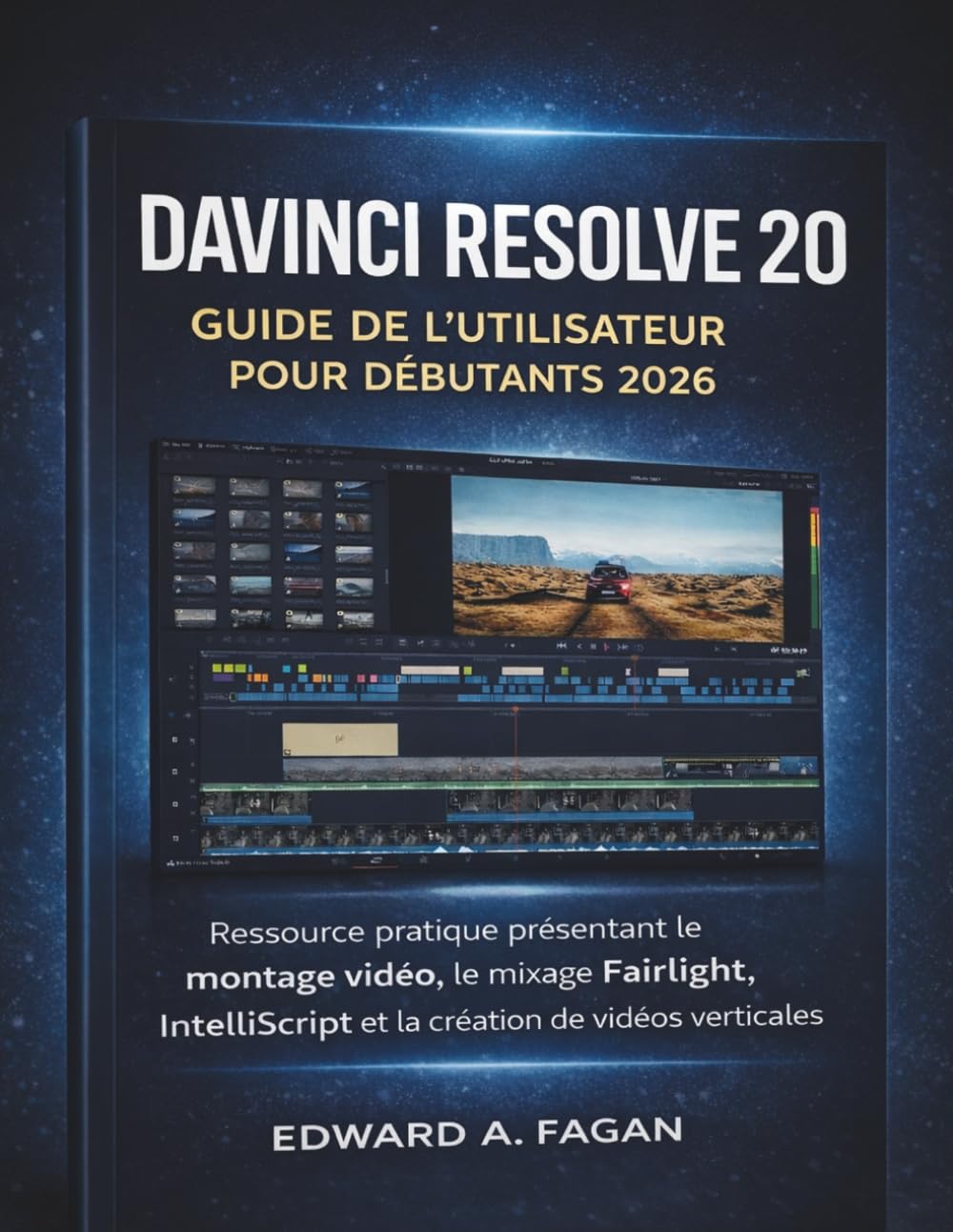 Davinci Resolve 20 Guide De L'utilisateur Pour Débutants 2026: Ressource pratique présentant le montage vidéo, le mixage Fairlight , IntelliScript et la création de vidéos verticales