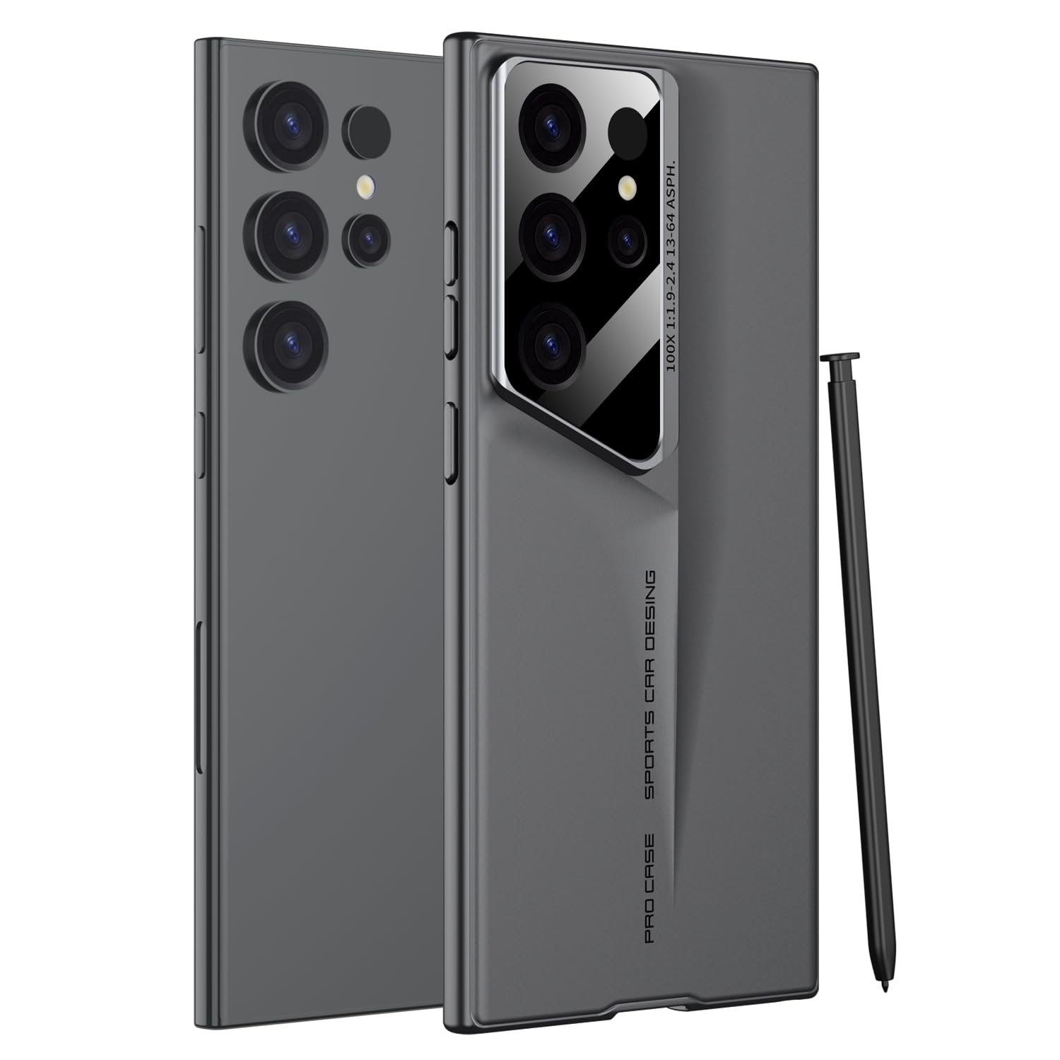 Midkart Matte Case Compatible with Samsung Galaxy S23 Ultra Release 2023 Ultra Thin Hard PC with Glossy Camera Protection Cover, Grey (B0D6RN65V4) Amazon Price History, Amazon Price Tracker