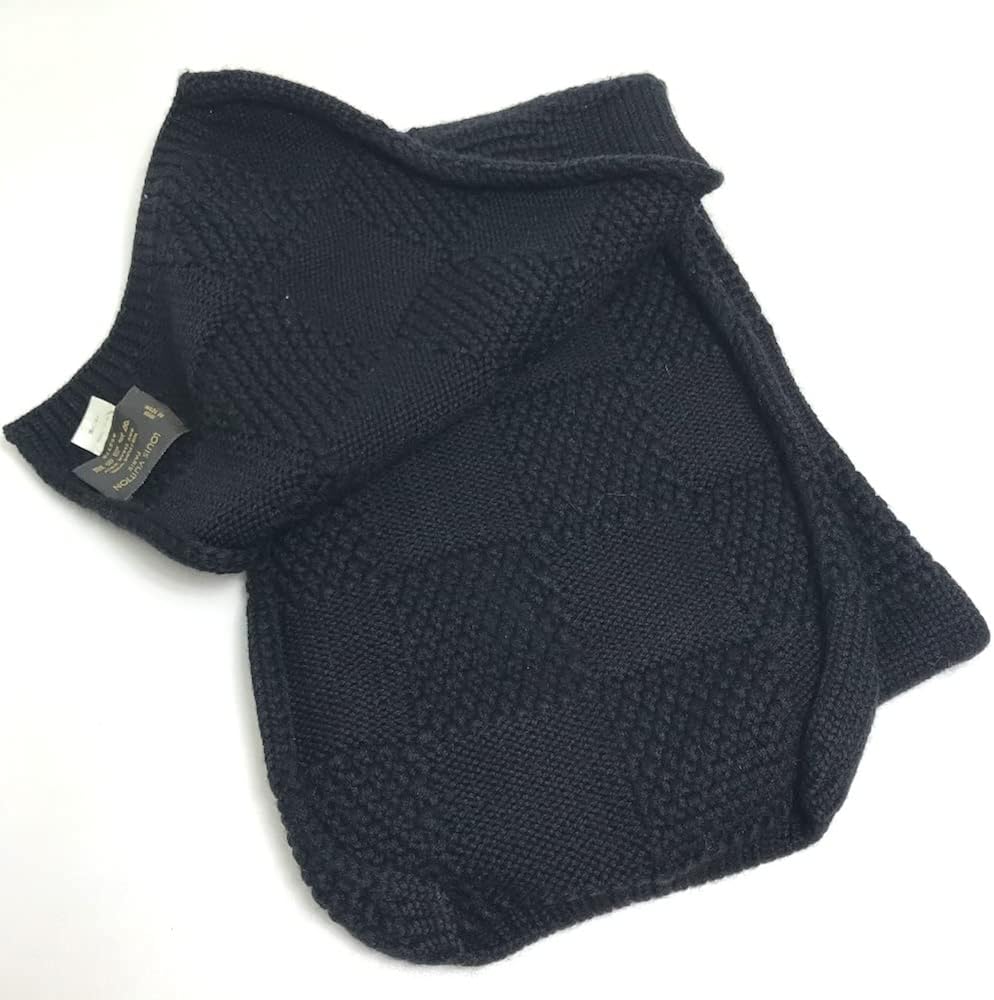ルイヴィトン ウールマフラーエシャルプ ダミエ グレー 品(09122