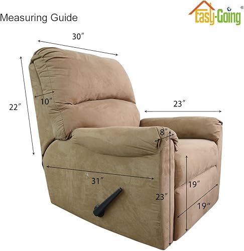 Miniatura 6 de Easy Going - Funda de sofá reclinable reversible para sofá protector de muebles resistente al agua con correas elásticas Ideal para mascotas