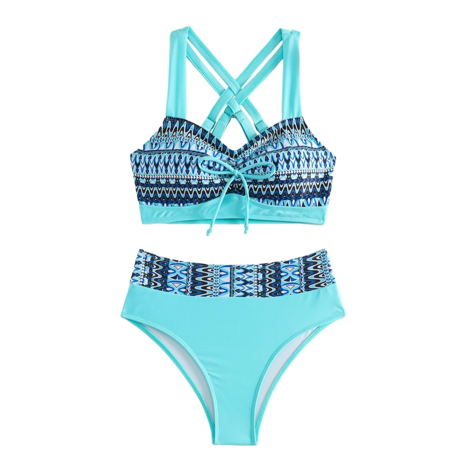SHOBDW Bañador Mujer Reductor Barriga Mono Mujer Elegante Swimwear Bañador Mujer Reductor Body Espalda Descubierta Mujer Traje Baño Micro Bikini Monos De Vestir Mujer Talla Grande Bikini Braga Alta
