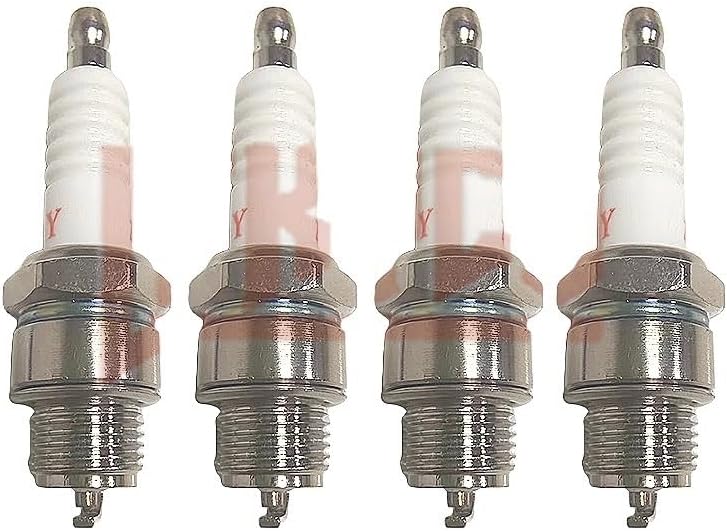 1/2/4PCS Spark Plug Z4C 49cc 50cc 66cc 70cc 80cc 2-Stroke Engine Motorized Bicycle Moped Scooter Compatible for Yamaha JOG50 90 ZX50 DIO50(4PCS)