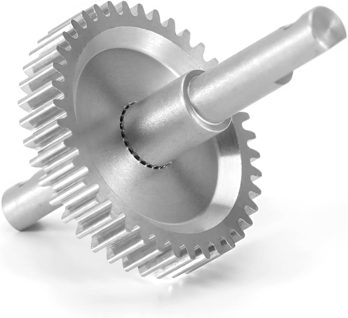 INJORA 15g Stainless Steel 24.4:1 Transmission Gear Pinion Set for TRX4M Upgrade 1/18 RC Crawler Car