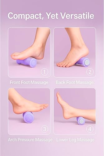 Miniatura 3 de Rodillo masajeador de pies para alivio de la fascitis plantar, portátil, masaje muscular de tejido profundo, dolor de arco de pies y talón,