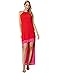 BCBGMAXAZRIA Halter High-Low Color-Block Dress - Main View